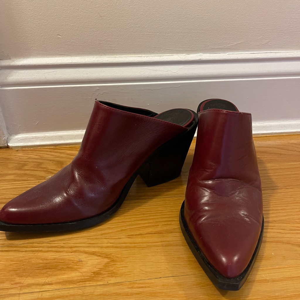 Cherry Red Clogs